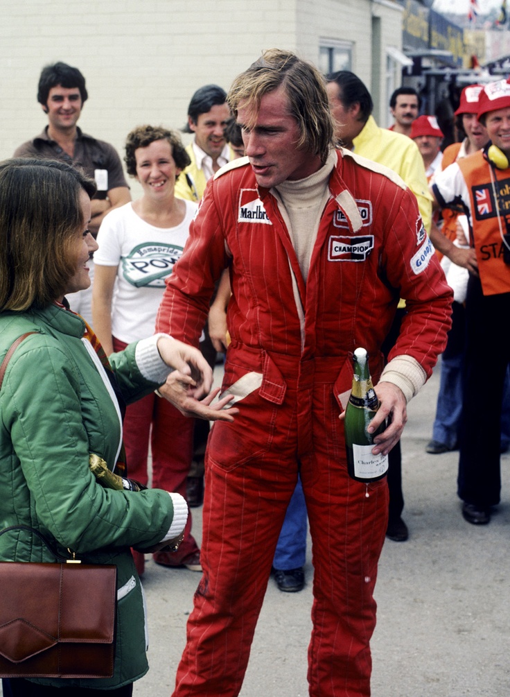 James Hunt meets a fan